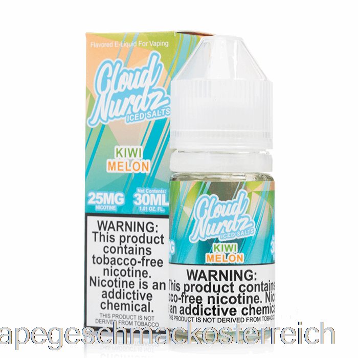 Geeiste Kiwimelone – Cloud-Nurdz-Salze – 30 Ml, 25 Mg Vape-Geschmack